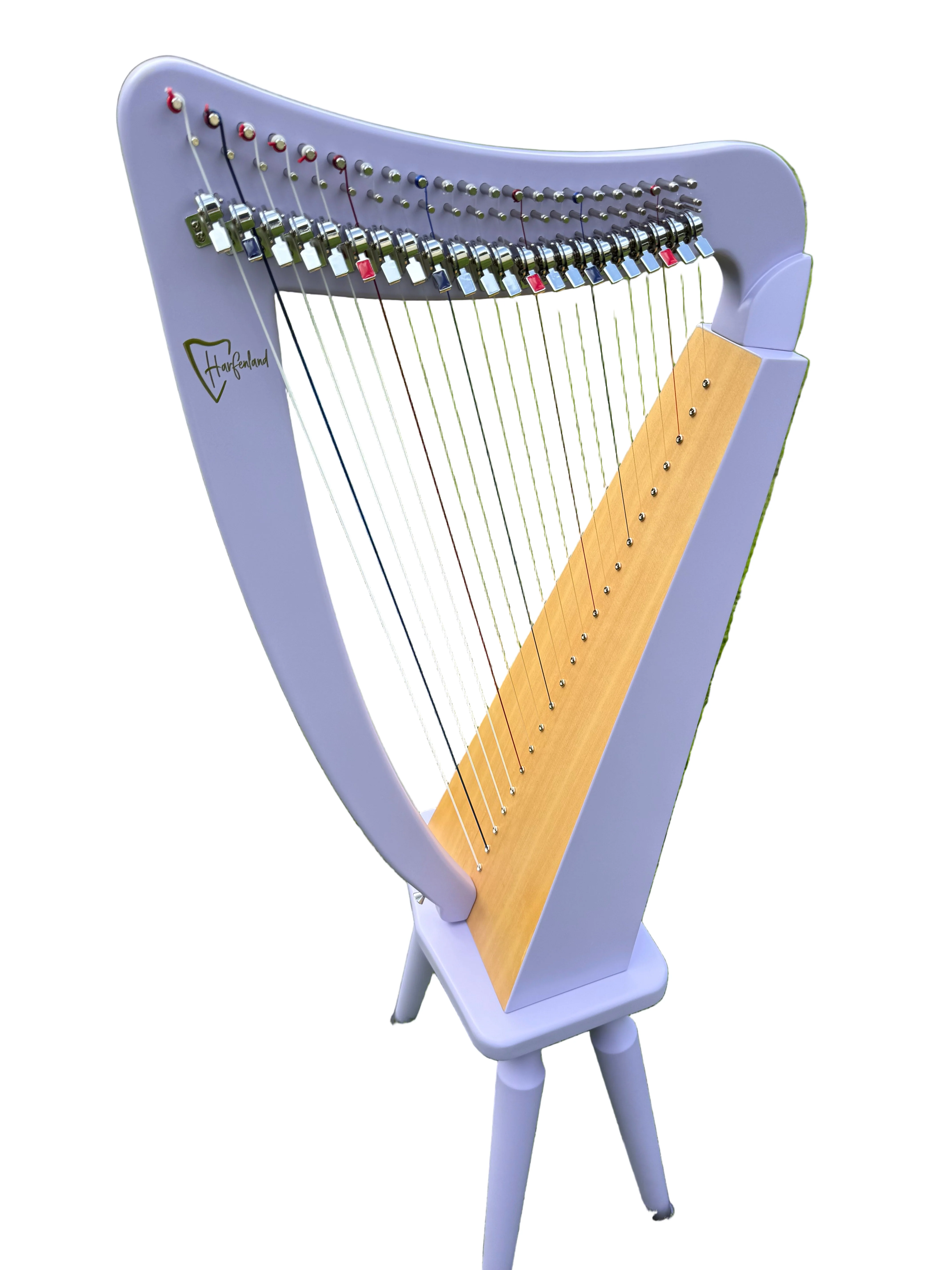 Erin 22 String Lever Harp by Harfenland - Image 3