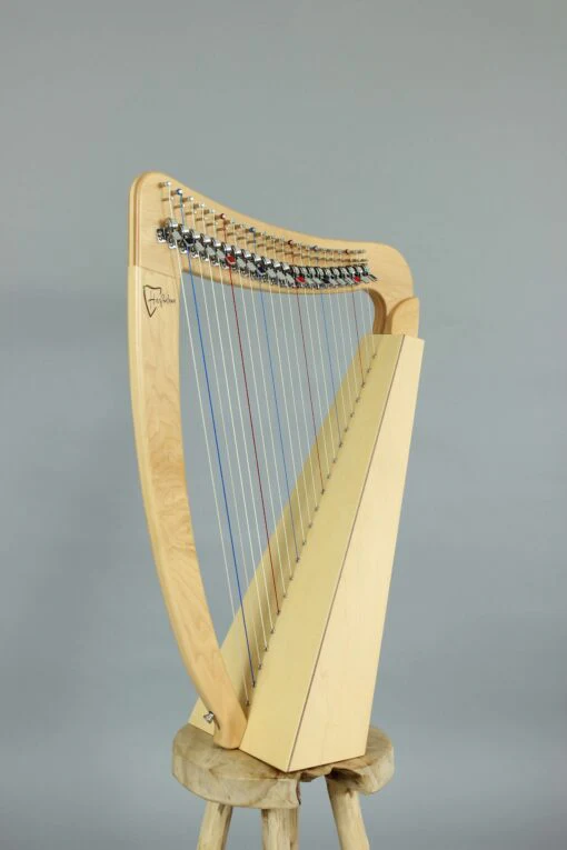 Erin 22 String Lever Harp by Harfenland - Image 8