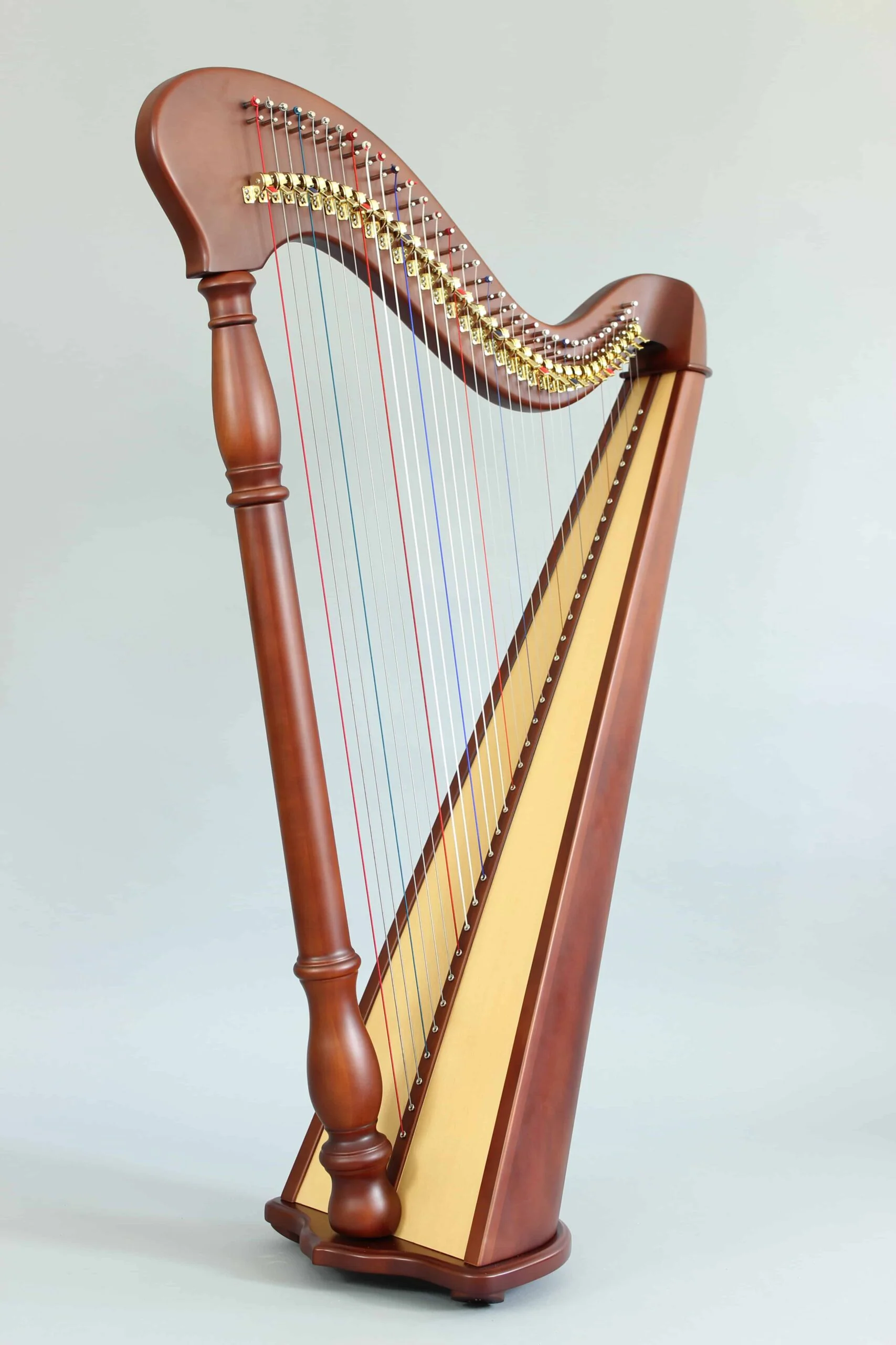 Hempson 34 string lever harp by Harfenland - Image 10