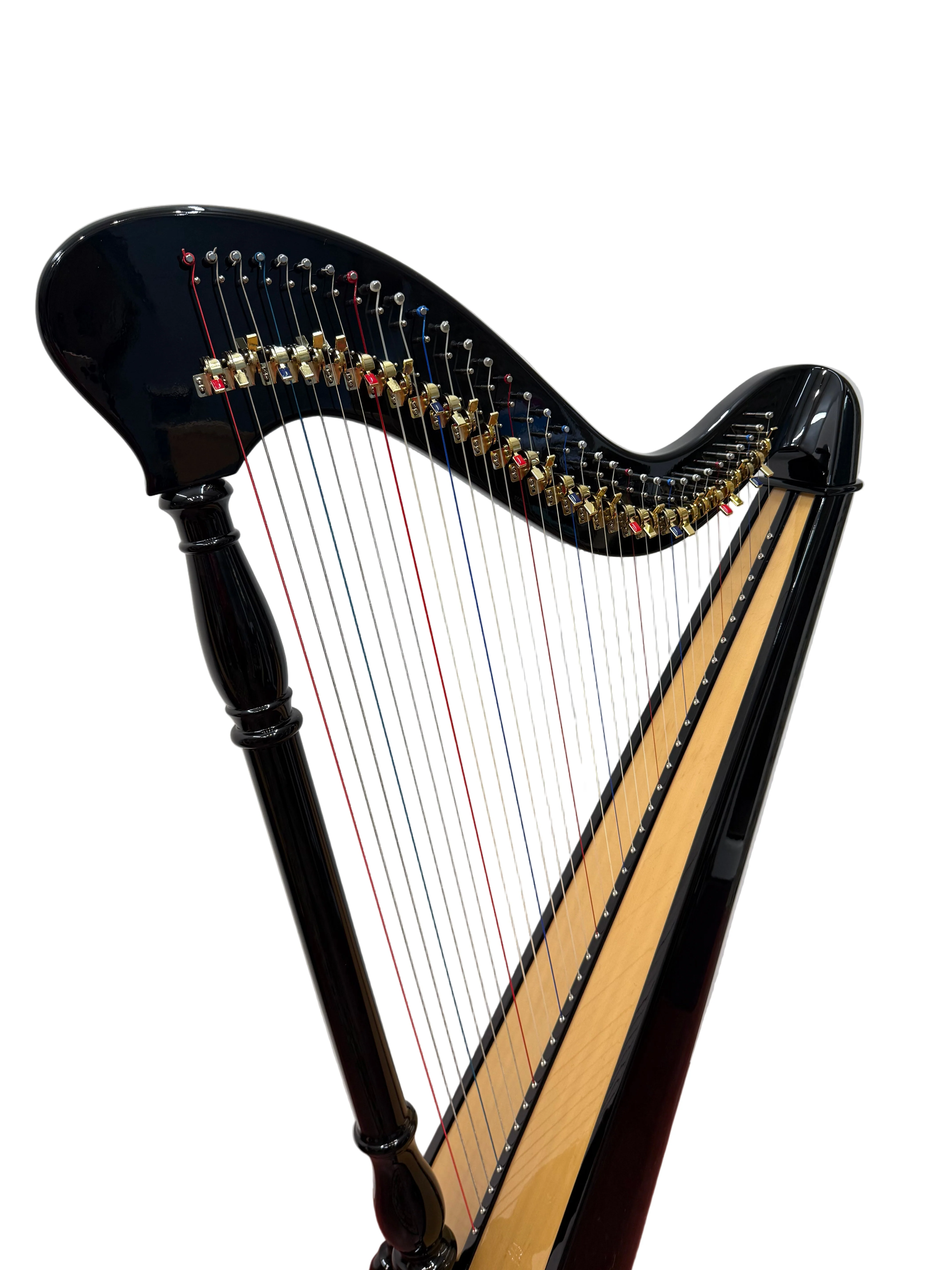 Hempson 34 string lever harp by Harfenland - Image 12