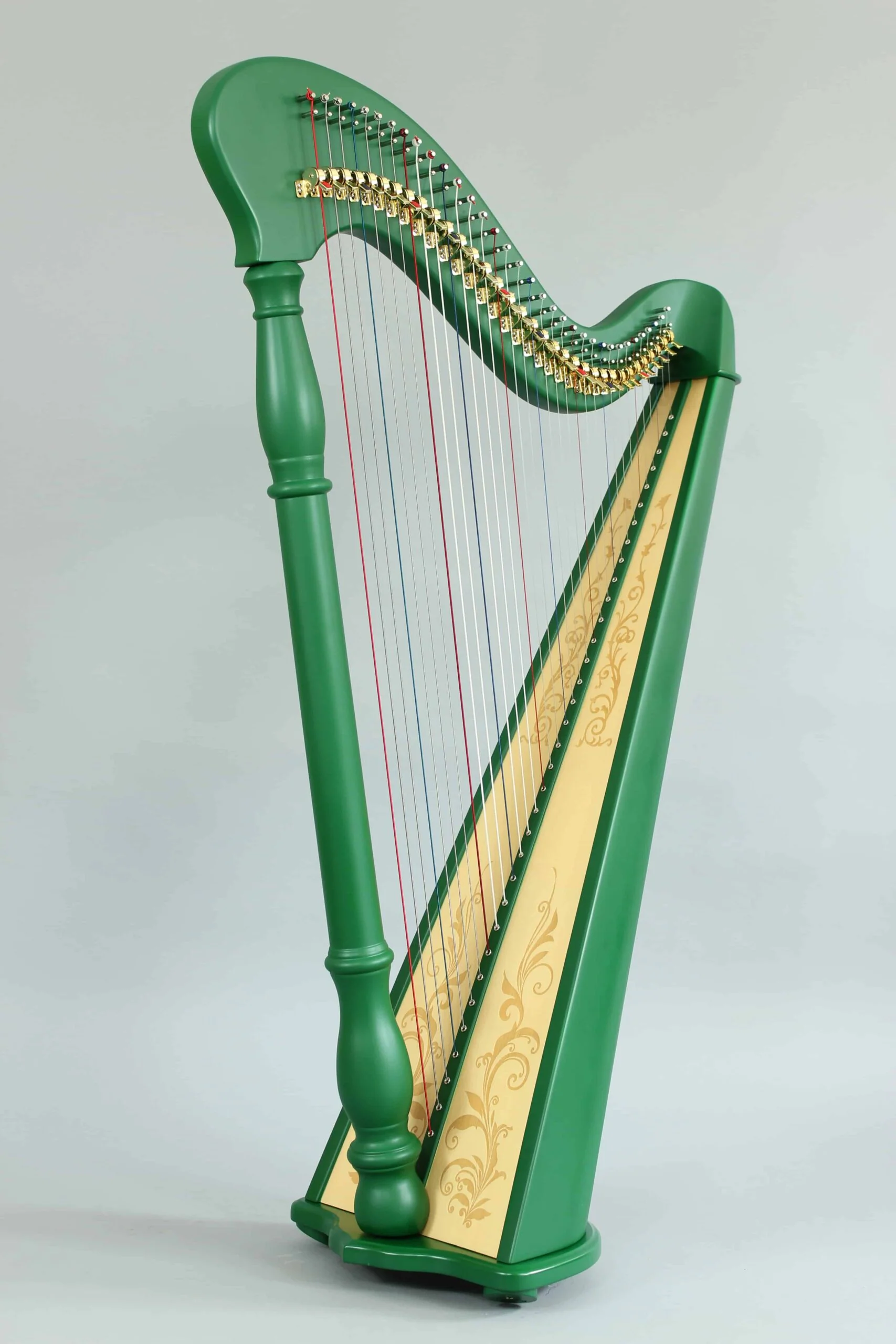 Hempson 34 string lever harp by Harfenland - Image 5