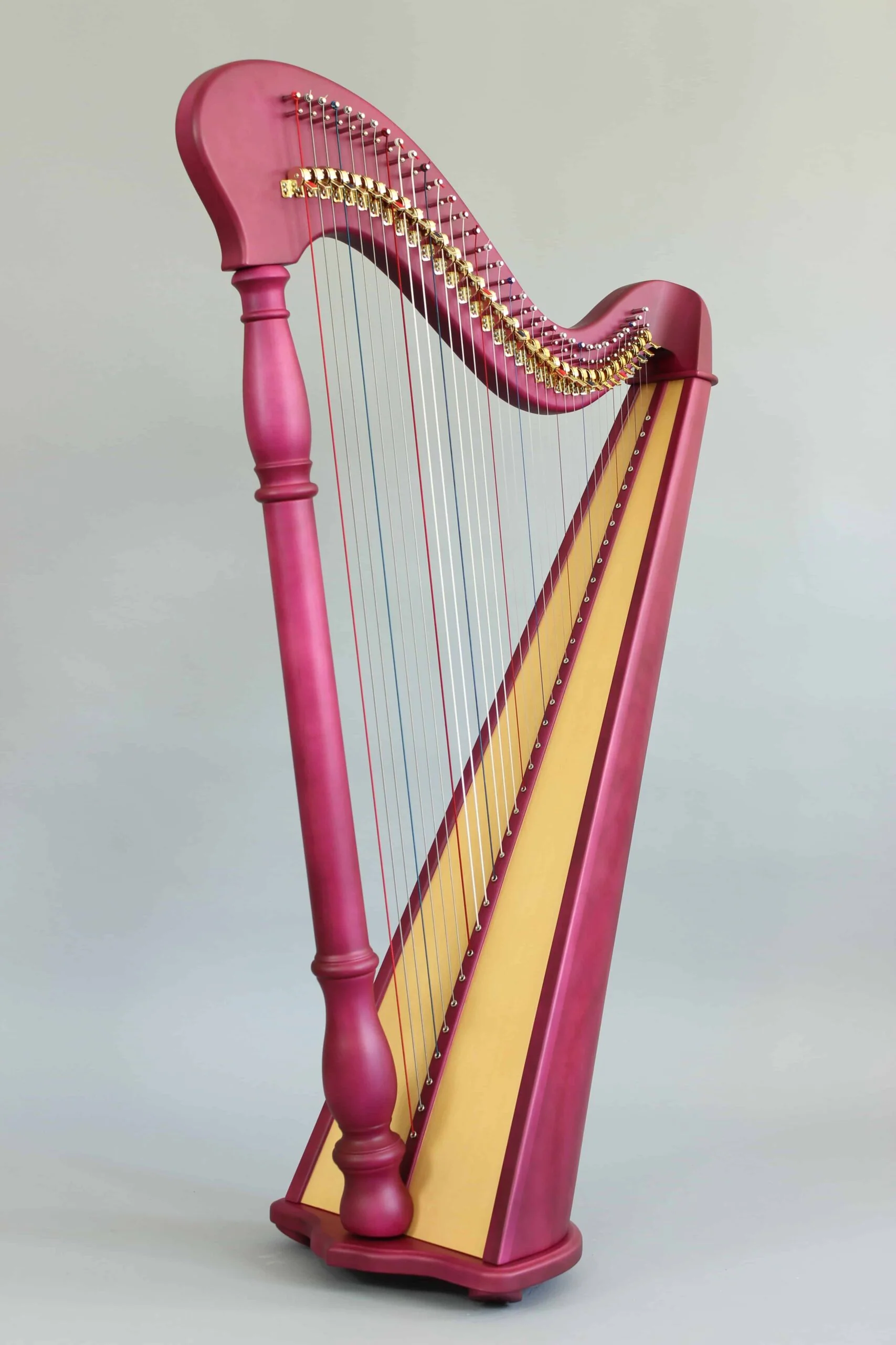 Hempson 34 string lever harp by Harfenland - Image 6
