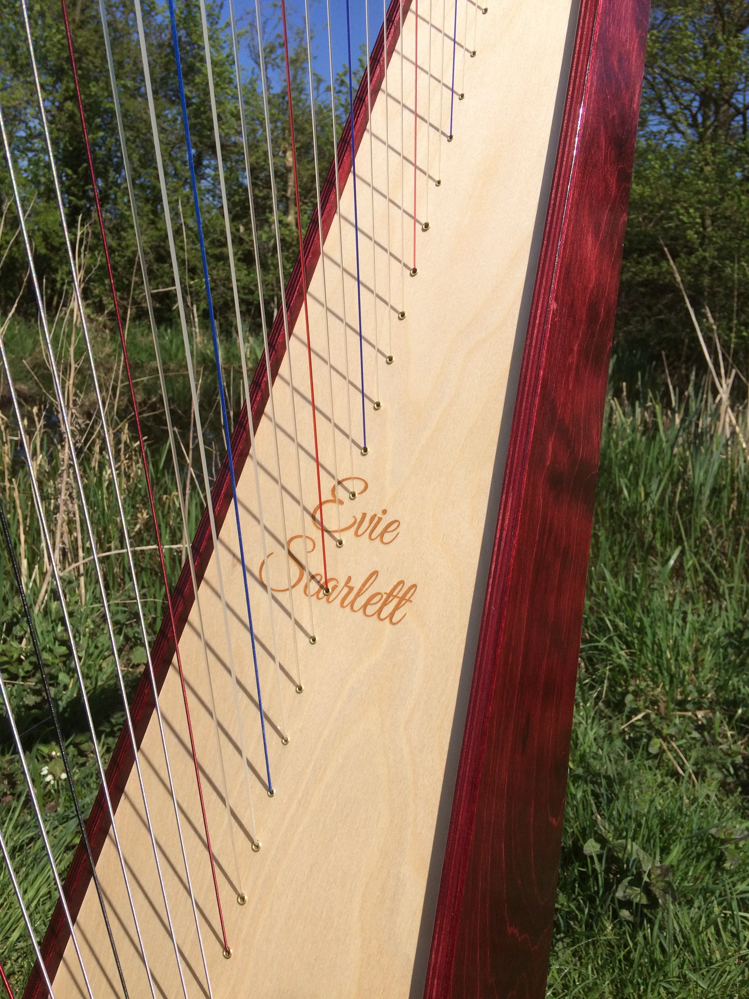 Personalisation of Your Derwent Harp - Image 3