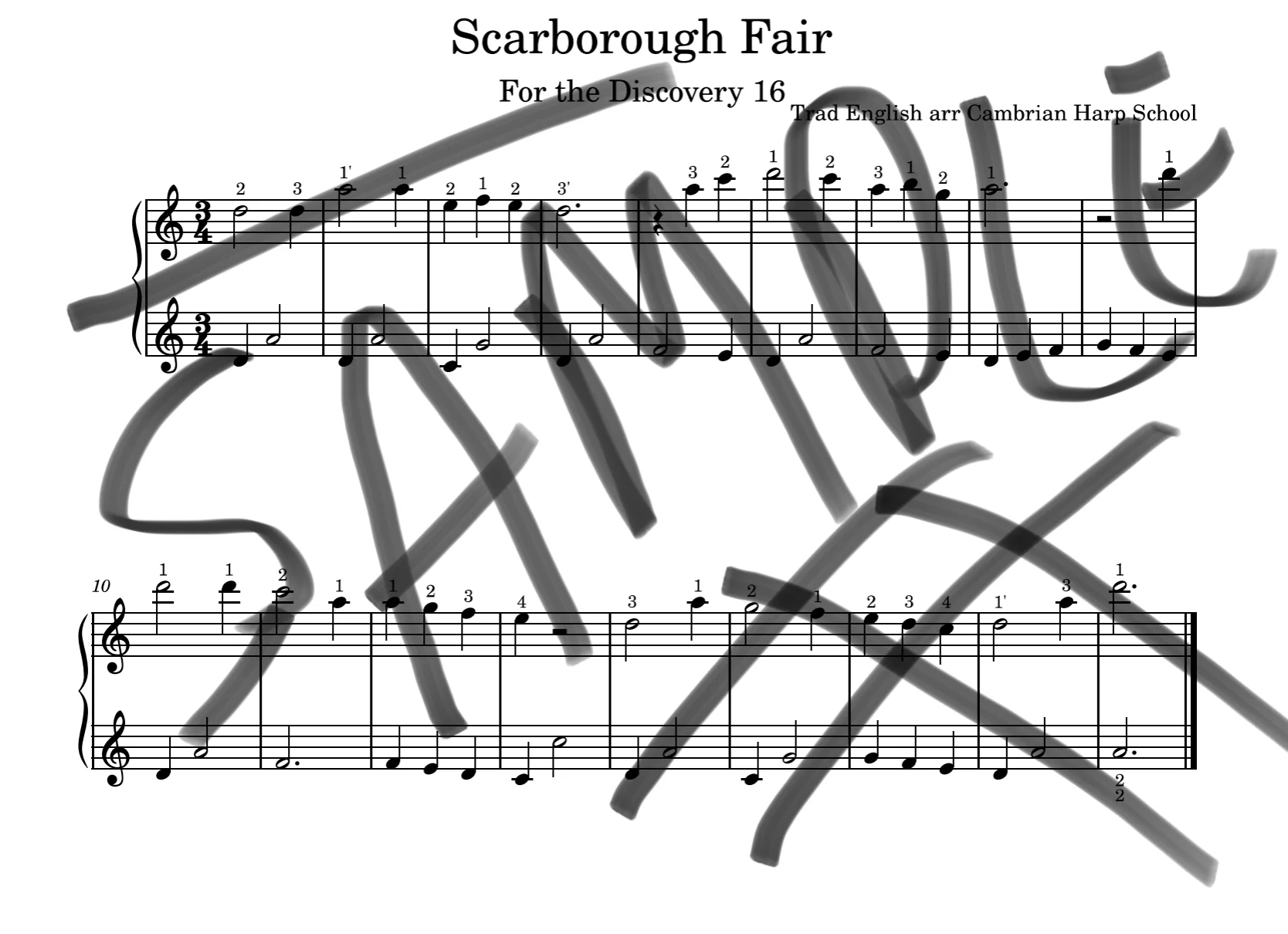 Three English Folk Tunes for the Discovery 16 - PDF - Image 2
