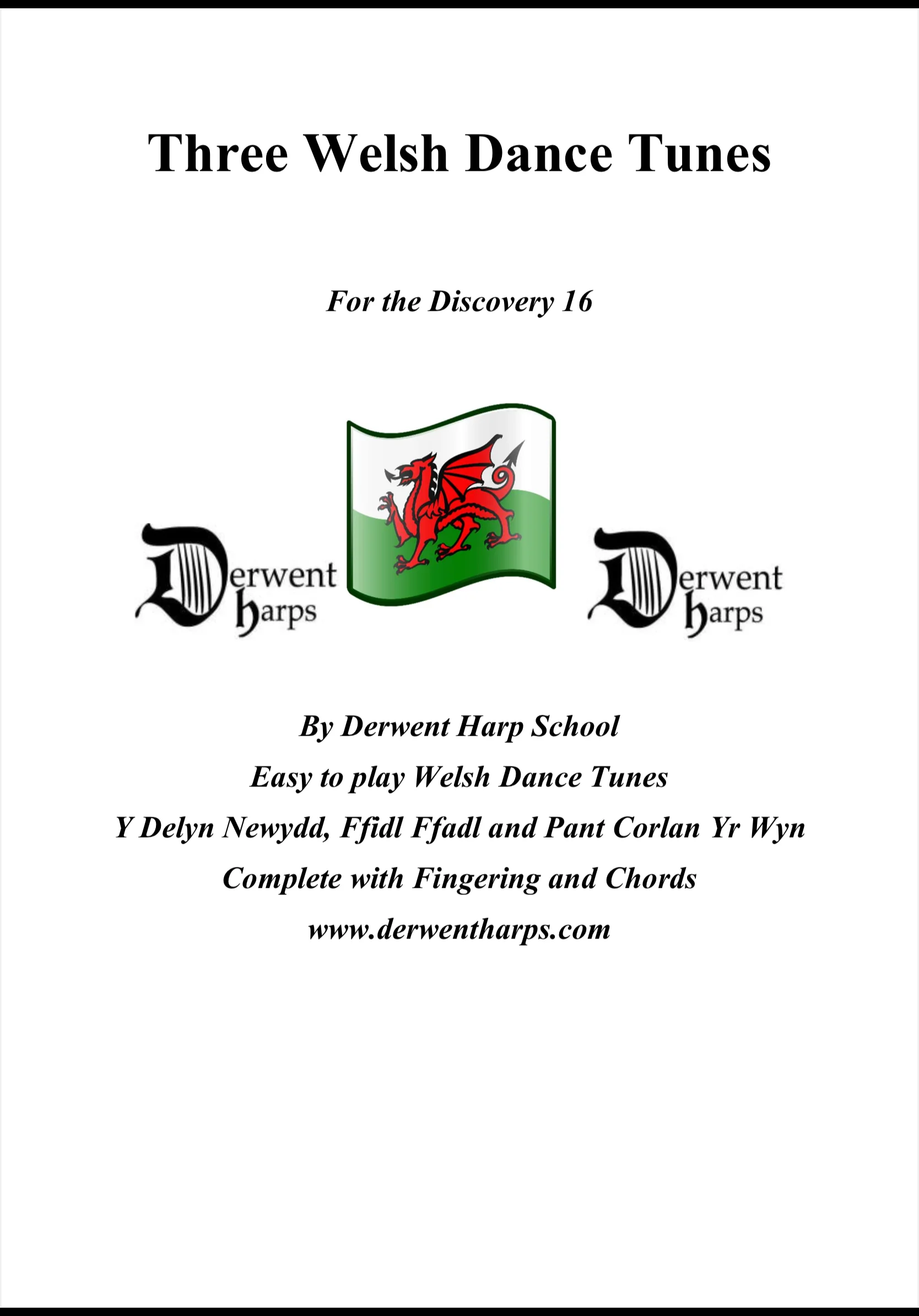 Three Welsh Dance Tunes for the Discovery 16 or any small harp £1.99 - Image 3